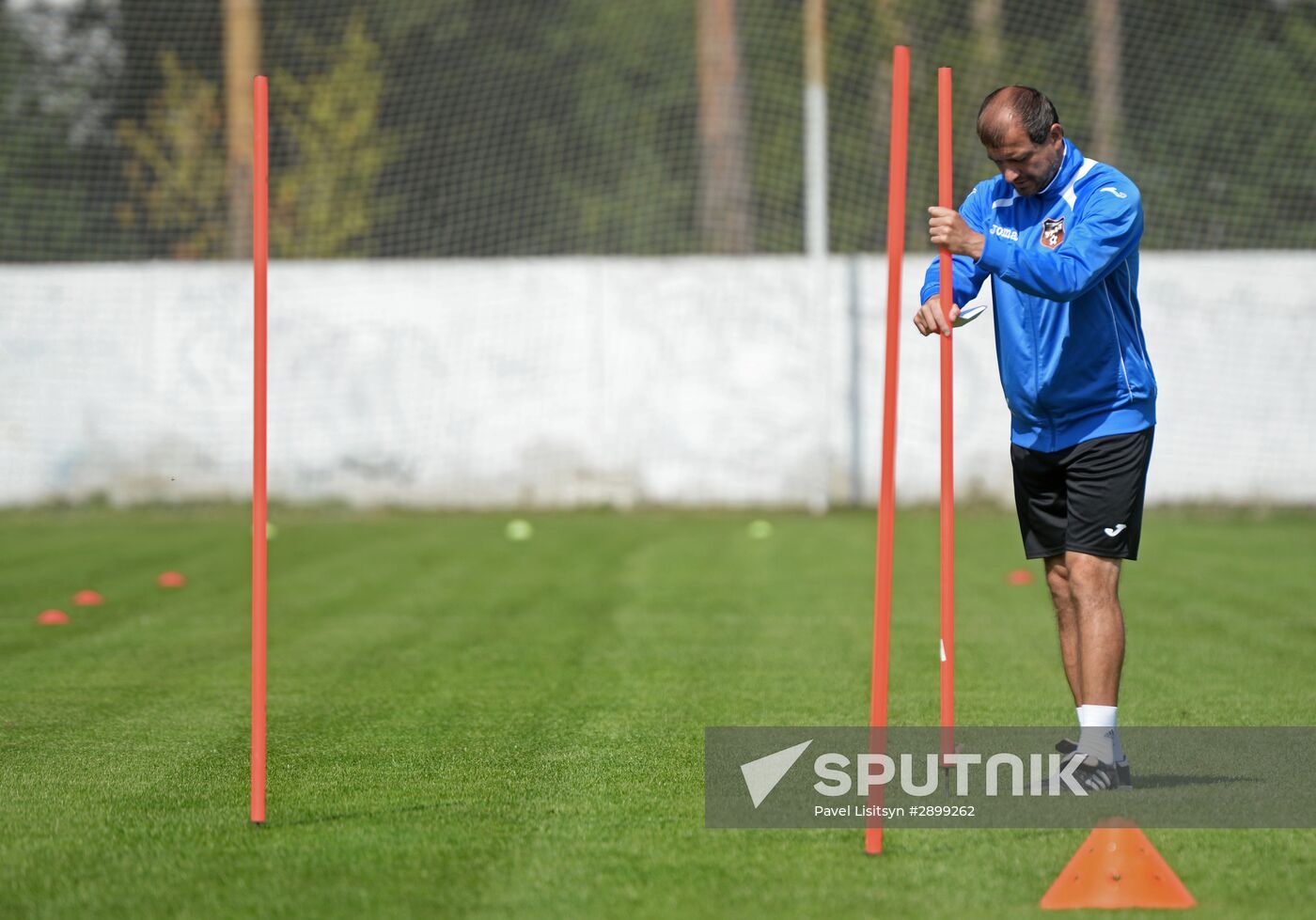 Football. FC Ural training session