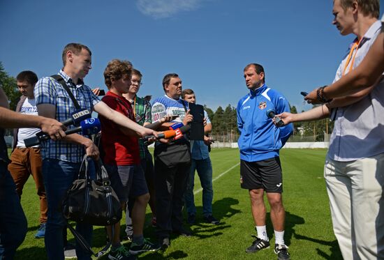 Football. FC Ural training session