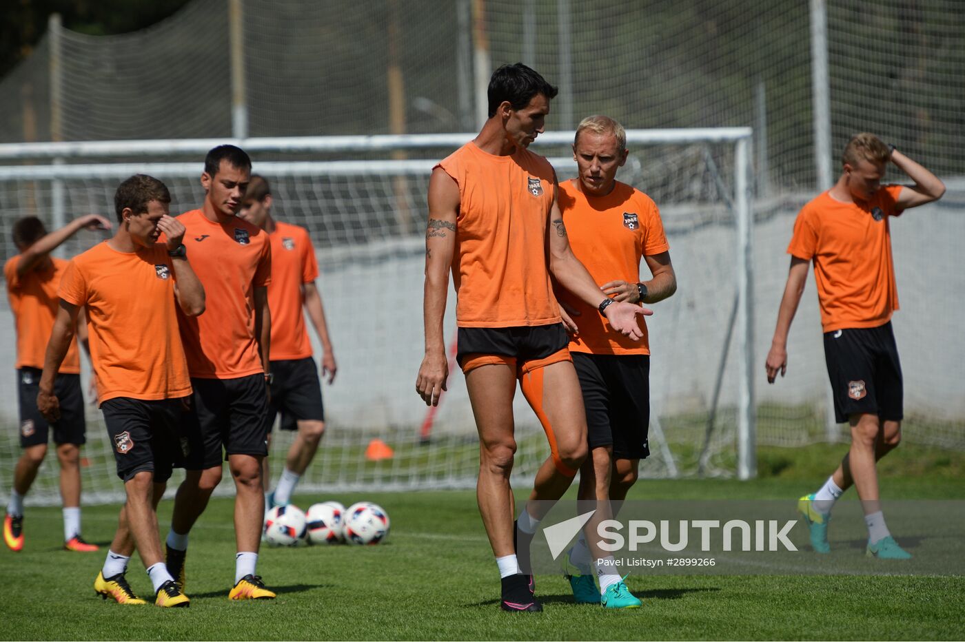 Football. FC Ural training session