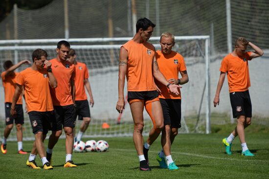 Football. FC Ural training session