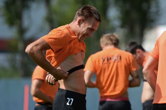 Football. FC Ural training session