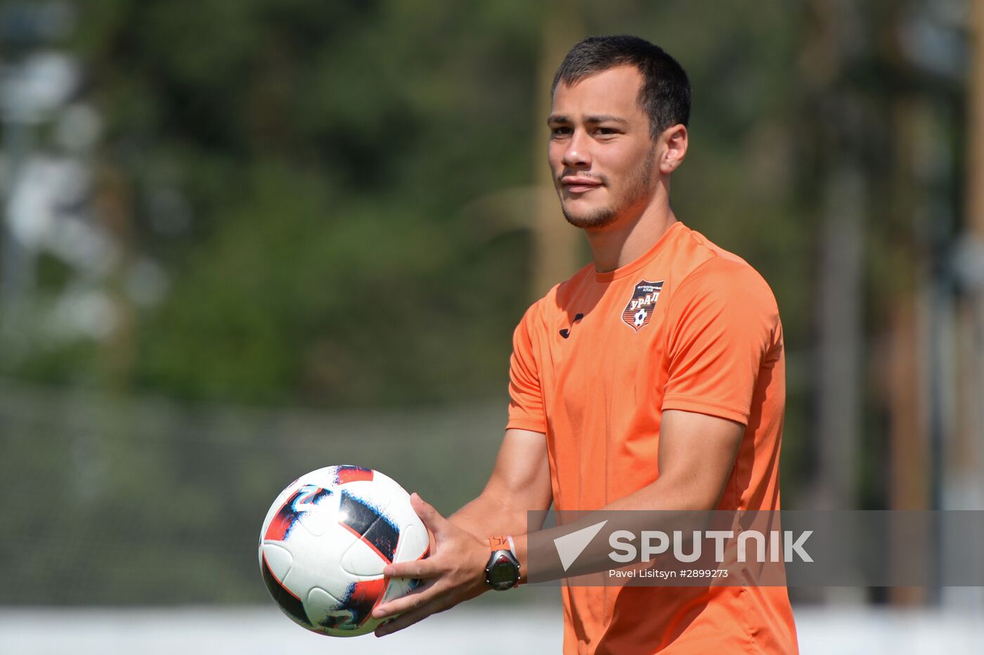 Football. FC Ural training session