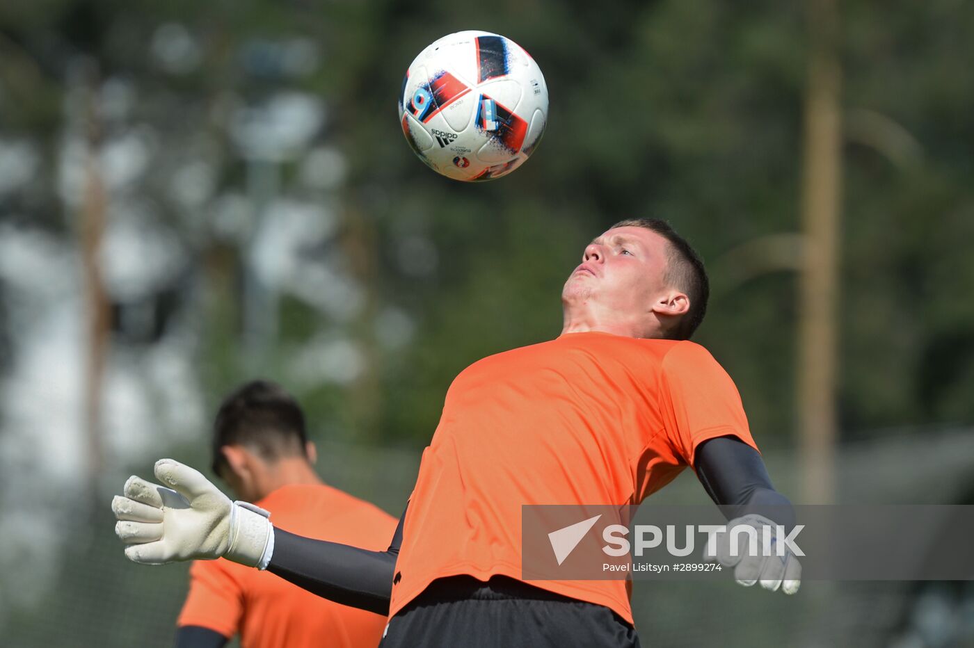 Football. FC Ural training session