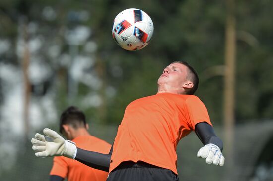 Football. FC Ural training session