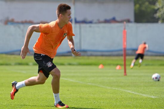 Football. FC Ural training session