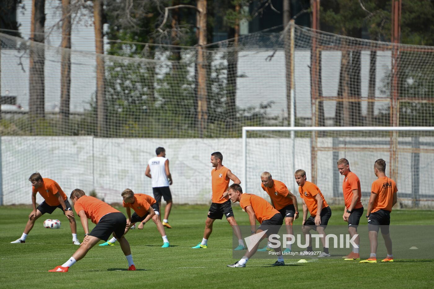 Football. FC Ural training session