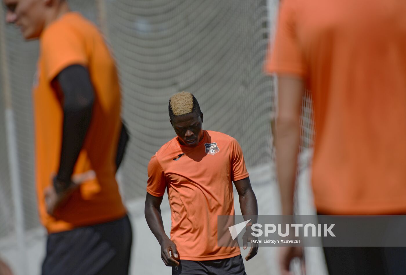 Football. FC Ural training session