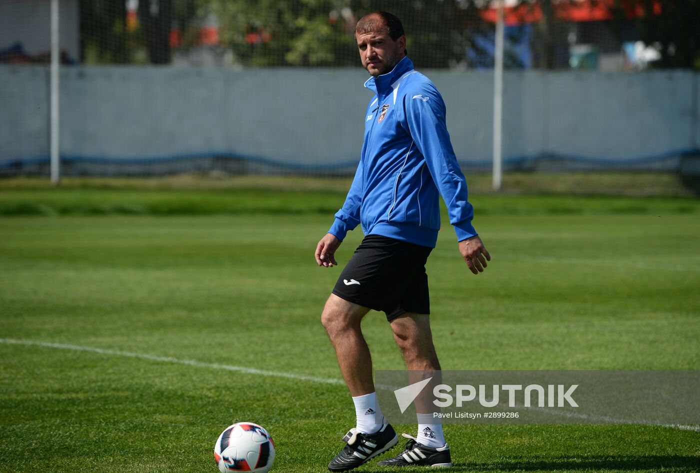 Football. FC Ural training session