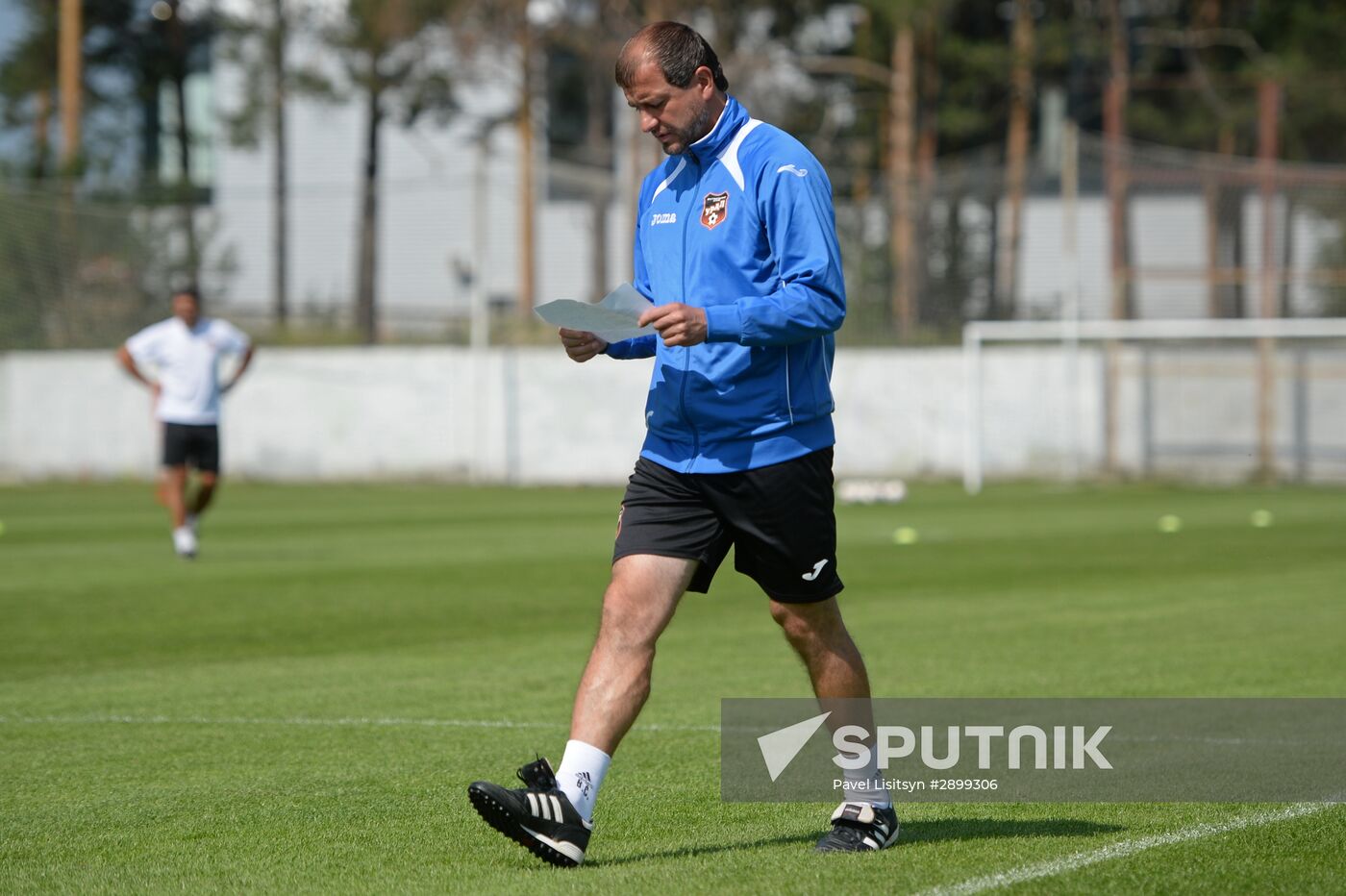 Football. FC Ural training session