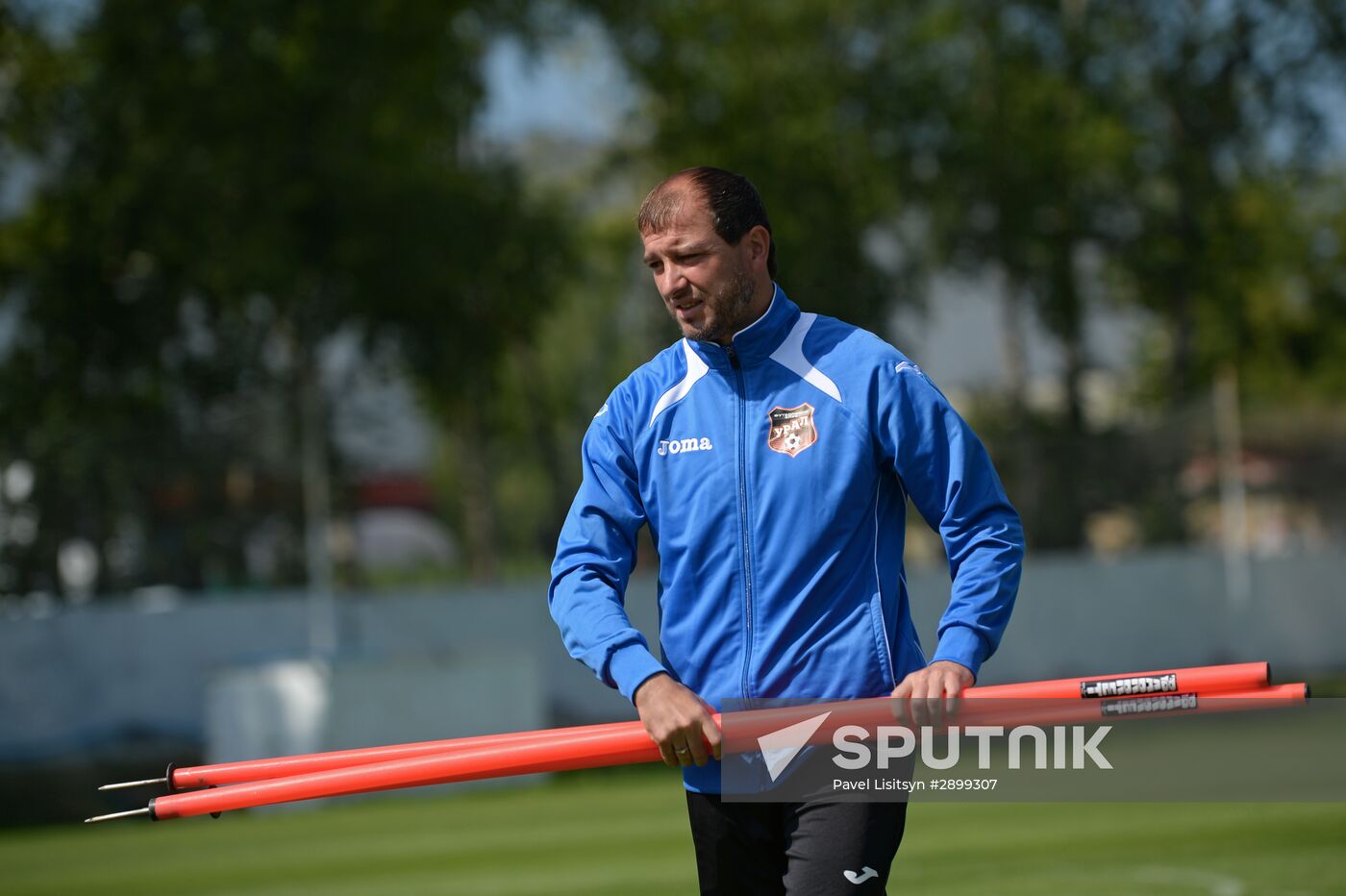 Football. FC Ural training session