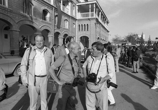 Soviet journalists in Afghanistan