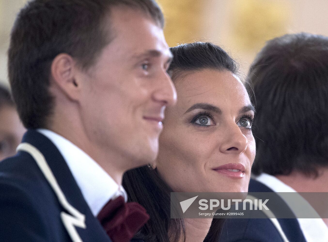 President Vladimir Putin meets with national Olympic team in Kremlin