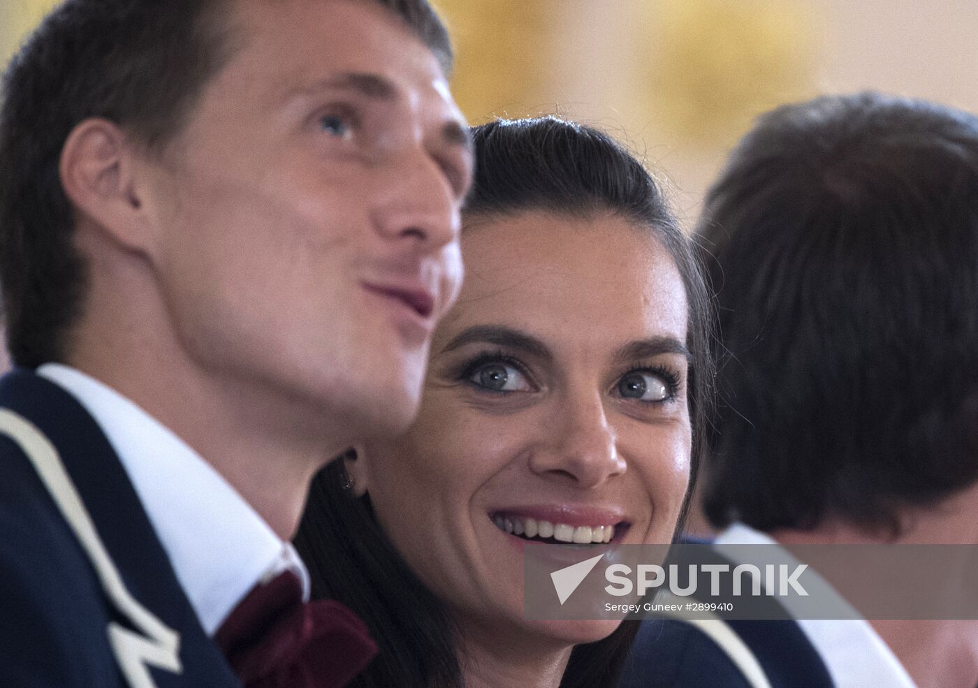 President Vladimir Putin meets with national Olympic team in Kremlin