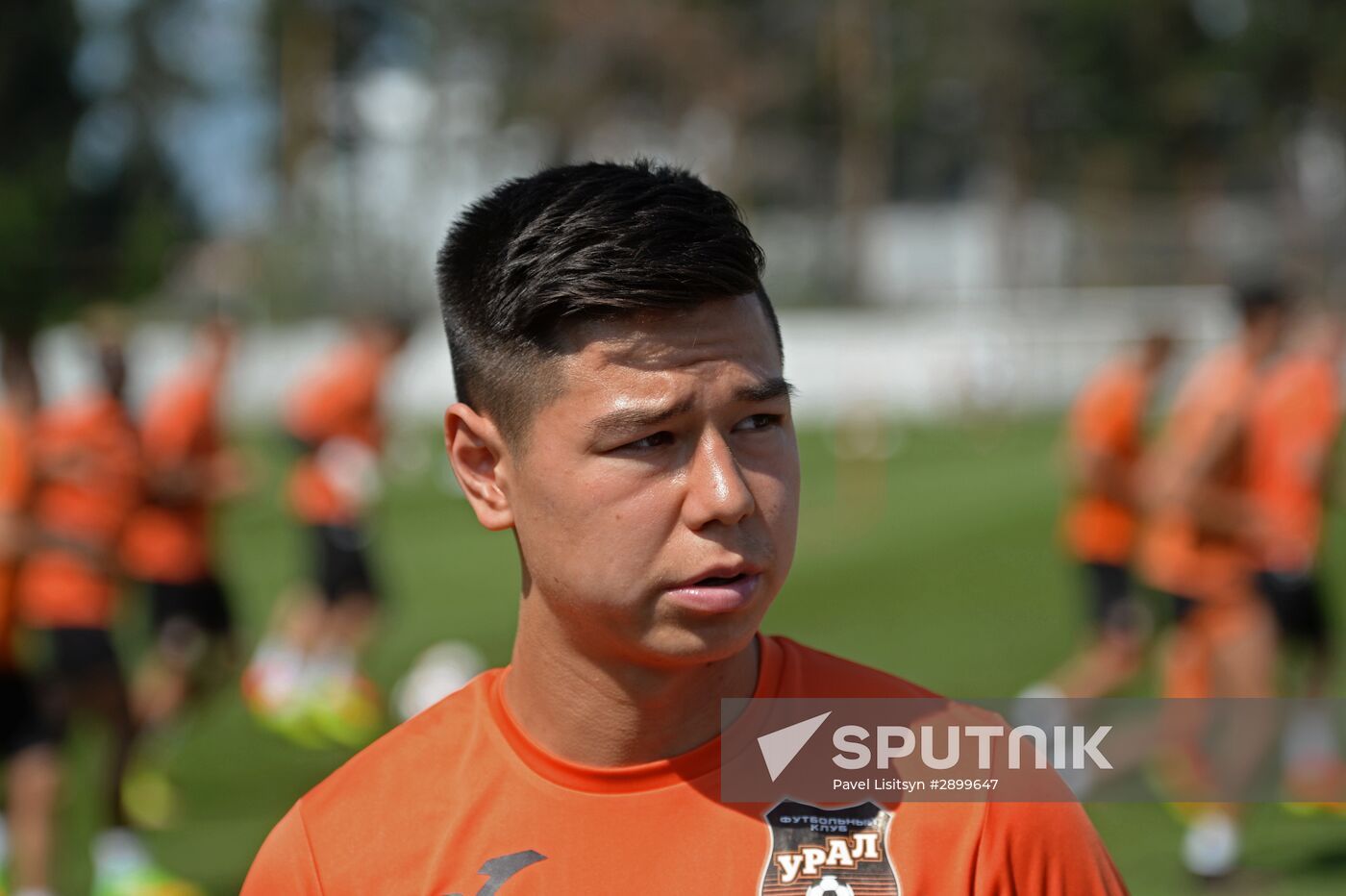 Football. FC Ural training session