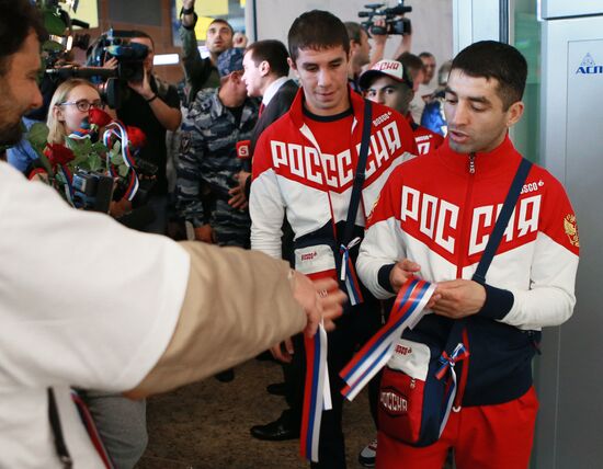 Russian Olympic team departs for Rio de Janeiro