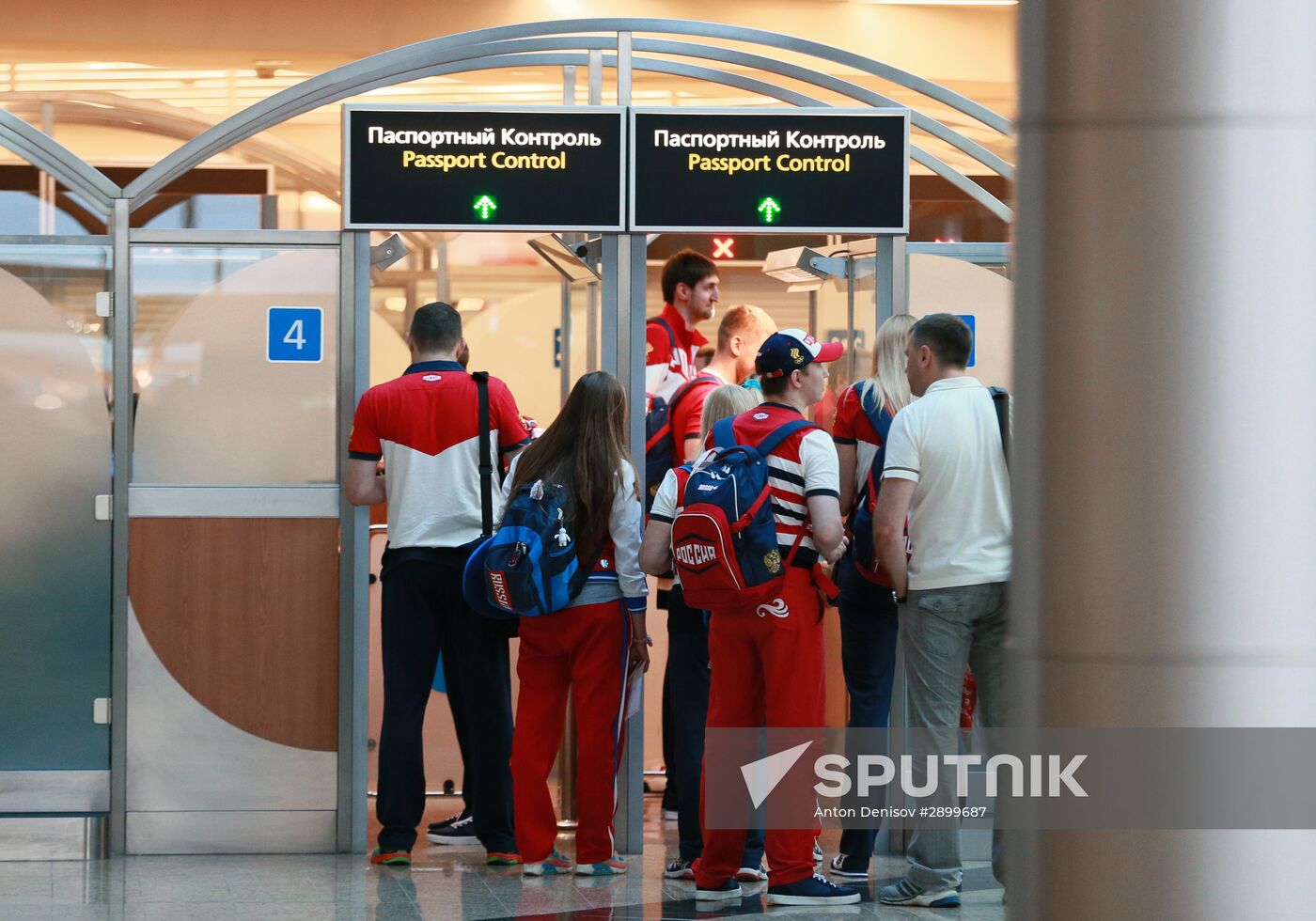 Russian Olympic team departs for Rio de Janeiro
