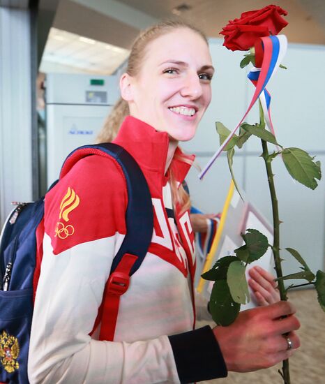 Russian Olympic team departs for Rio de Janeiro