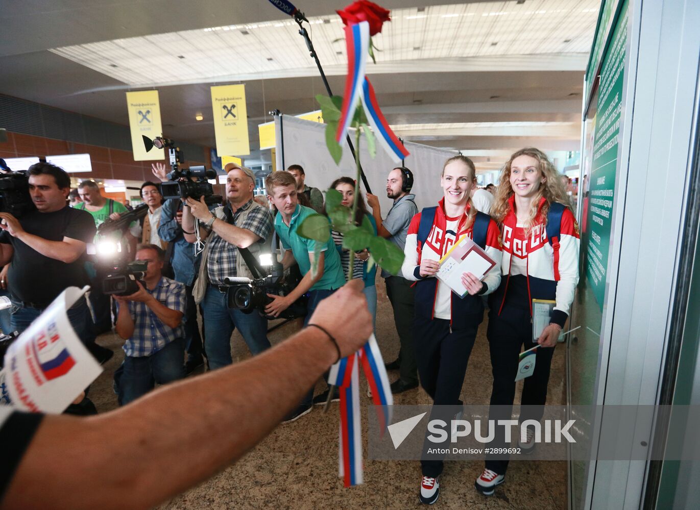 Russian Olympic team departs for Rio de Janeiro