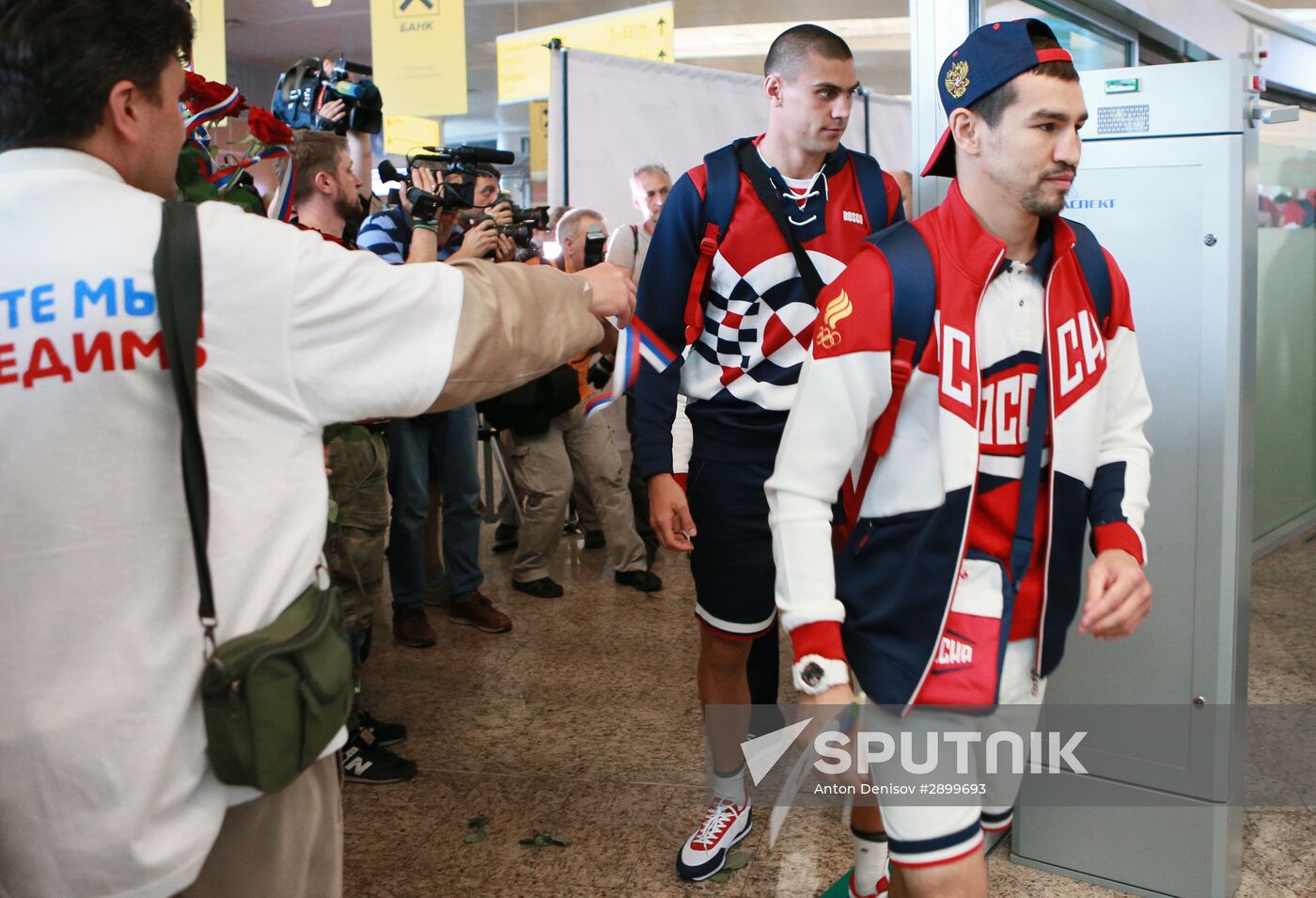 Russian Olympic team departs for Rio de Janeiro