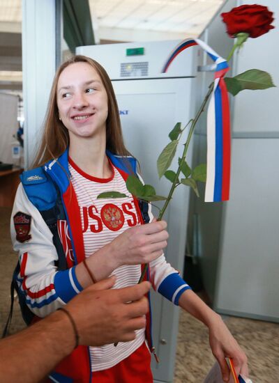 Russian Olympic team departs for Rio de Janeiro