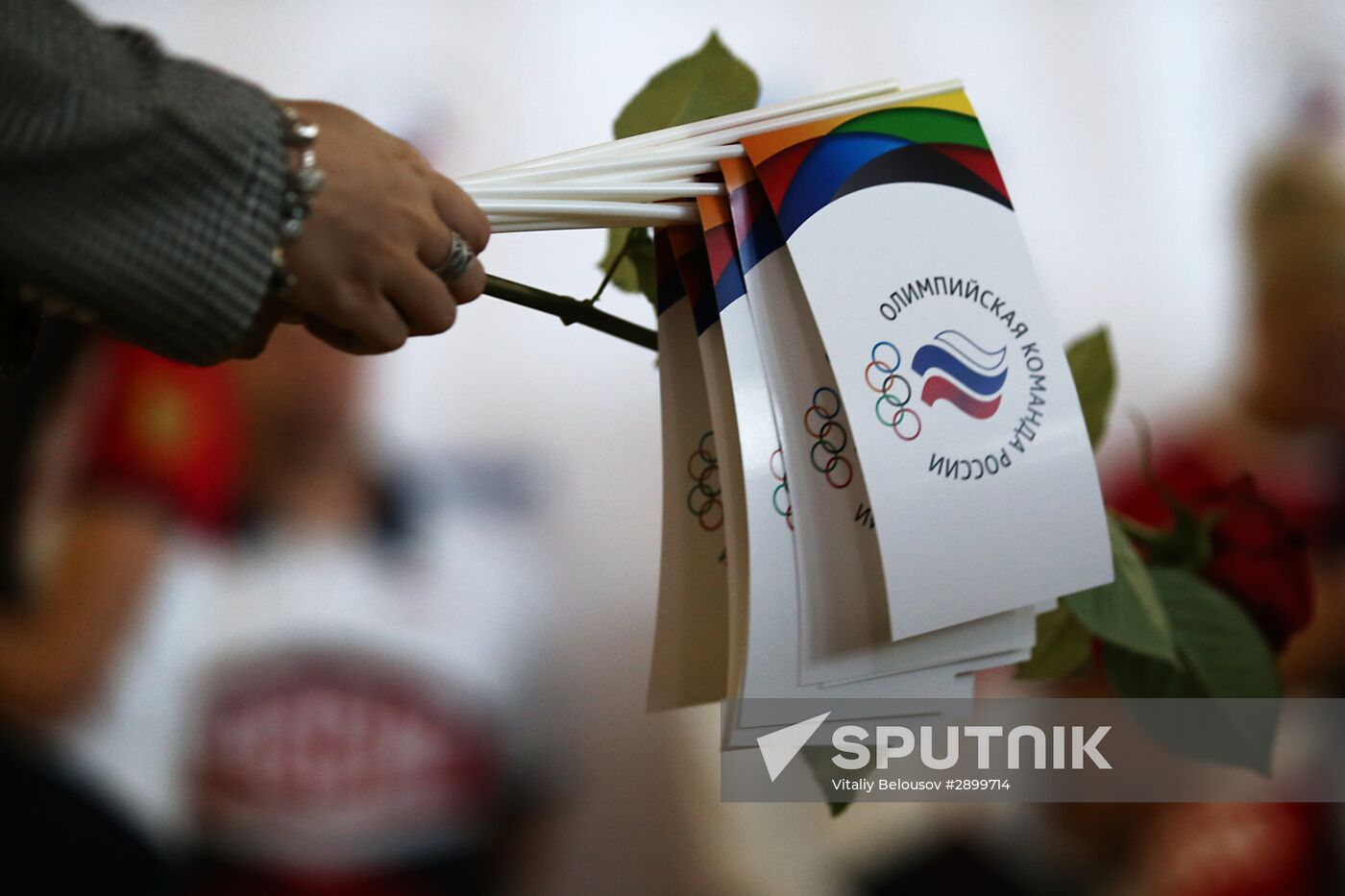 Russian Olympic team departs for Rio de Janeiro