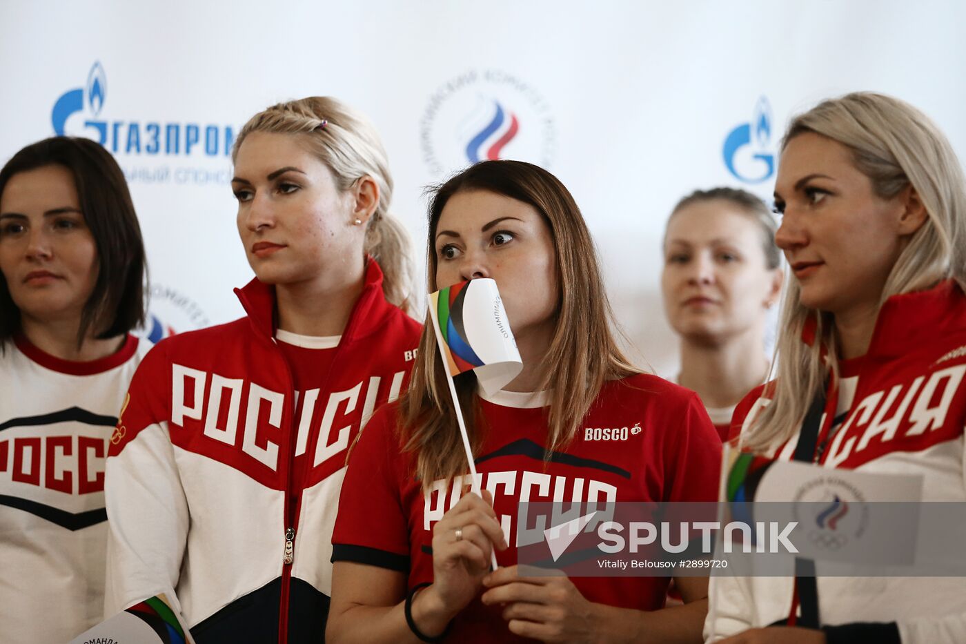 Russian Olympic team departs for Rio de Janeiro