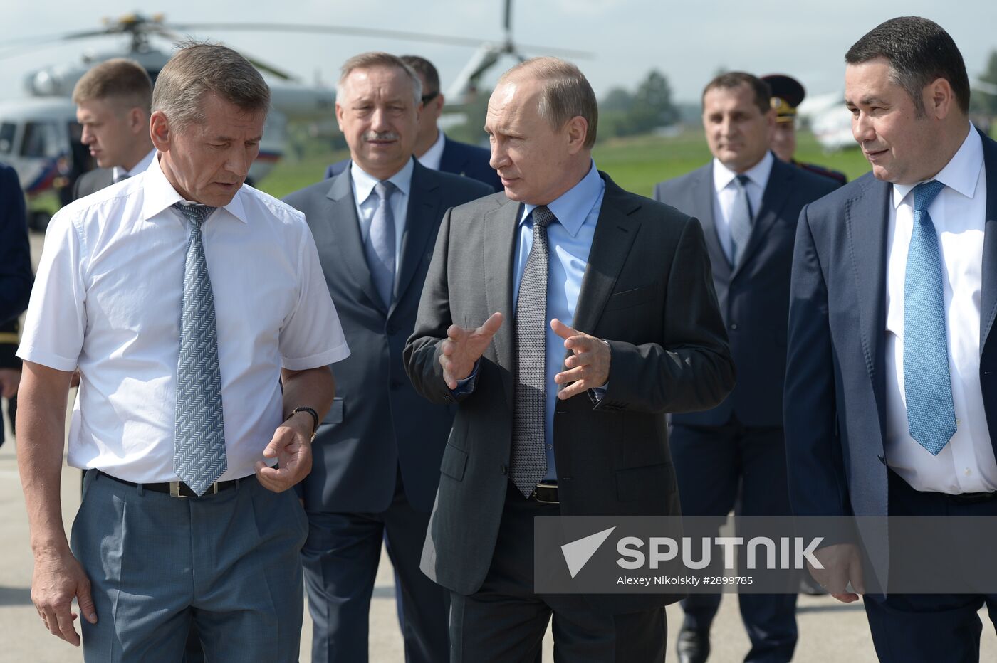 Russian President Vladimir Putin's working trip to Tver Region