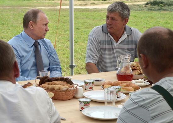 Russian President Vladimir Putin's working trip to Tver Region