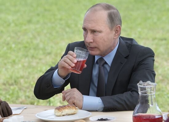 Russian President Vladimir Putin's working trip to Tver Region