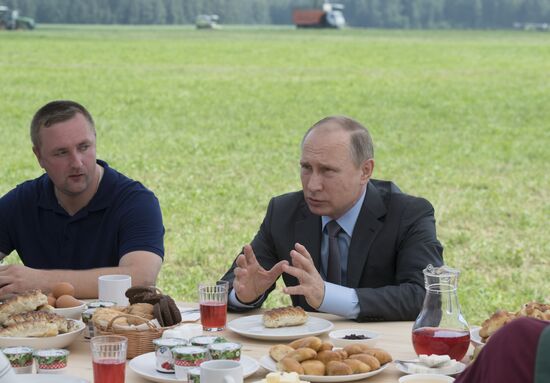 Russian President Vladimir Putin's working trip to Tver Region