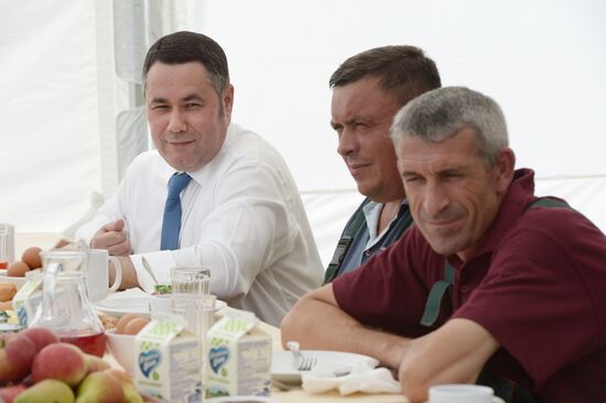 Russian President Vladimir Putin's working trip to Tver Region