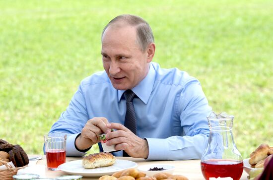 Russian President Vladimir Putin's working trip to Tver Region