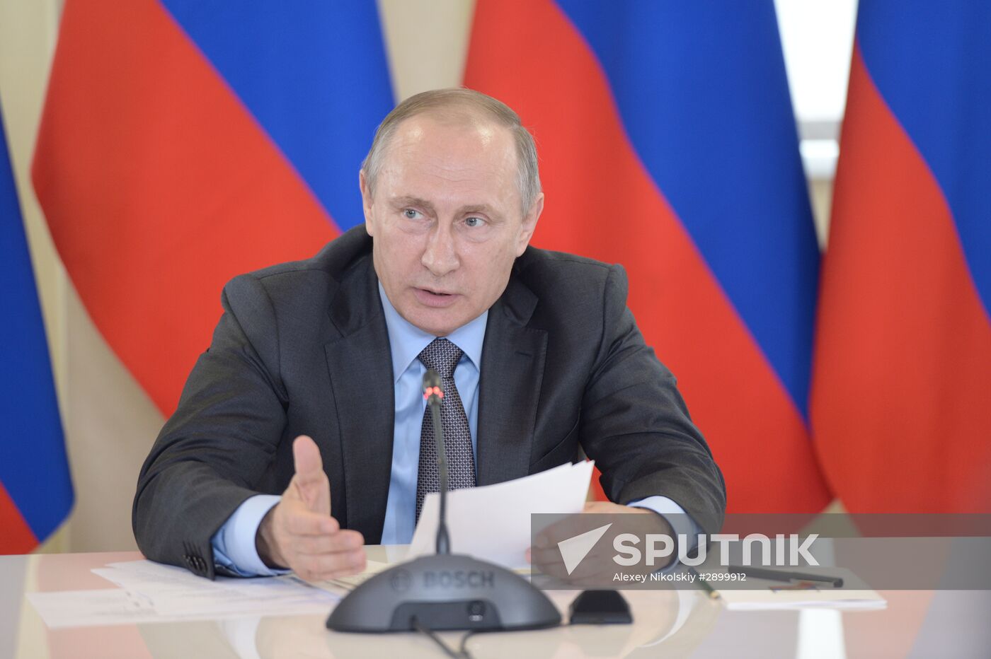 Russian President Vladimir Putin's working trip to Tver Region