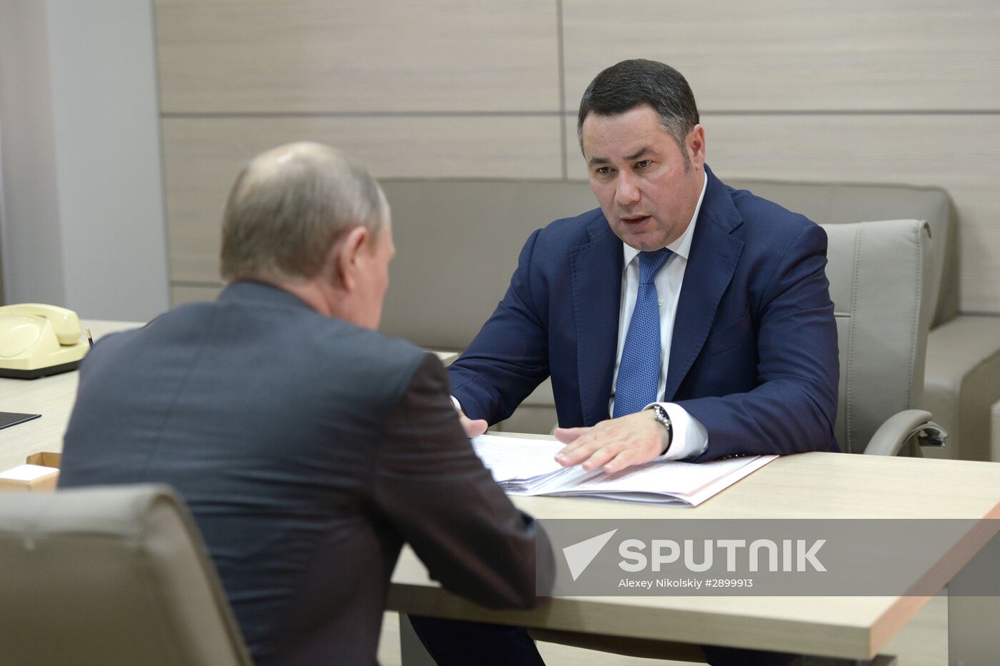 Russian President Vladimir Putin's working trip to Tver Region