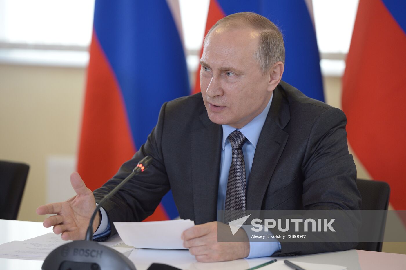 Russian President Vladimir Putin's working trip to Tver Region