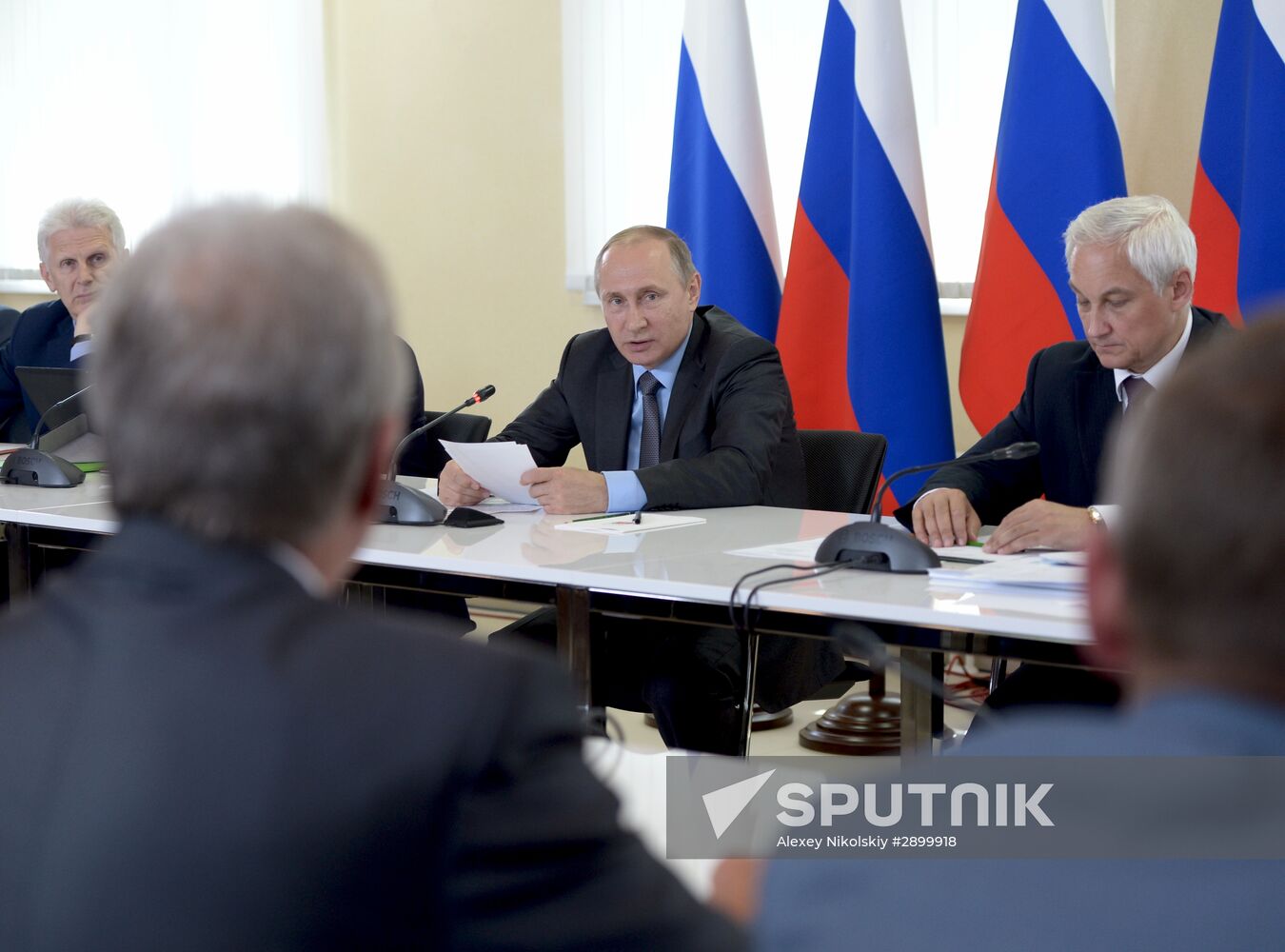 Russian President Vladimir Putin's working trip to Tver Region