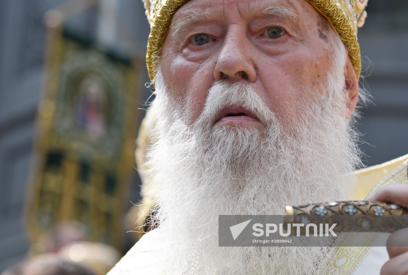 Ukrainian Orthodox Church's cross procession in Kiev