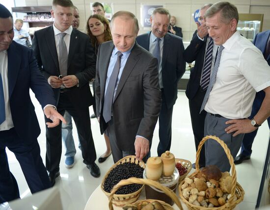 Russian President Vladimir Putin's working trip to Tver Region