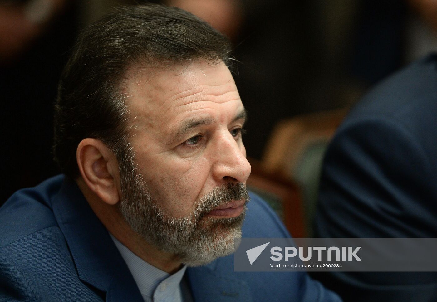 Russian Minister of Energy Alexander Novak meets with Iranian Minister of Information and Communications Technology Mahmoud Vaezi