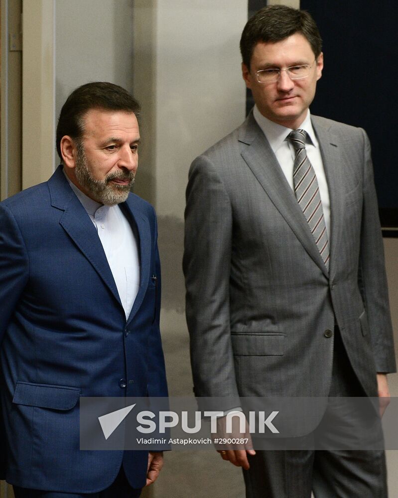 Russian Energy Minister Alexander Novak's meeting with Iranian IT Minister Mahmoud Vaezi