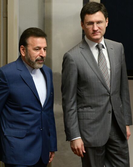 Russian Energy Minister Alexander Novak's meeting with Iranian IT Minister Mahmoud Vaezi