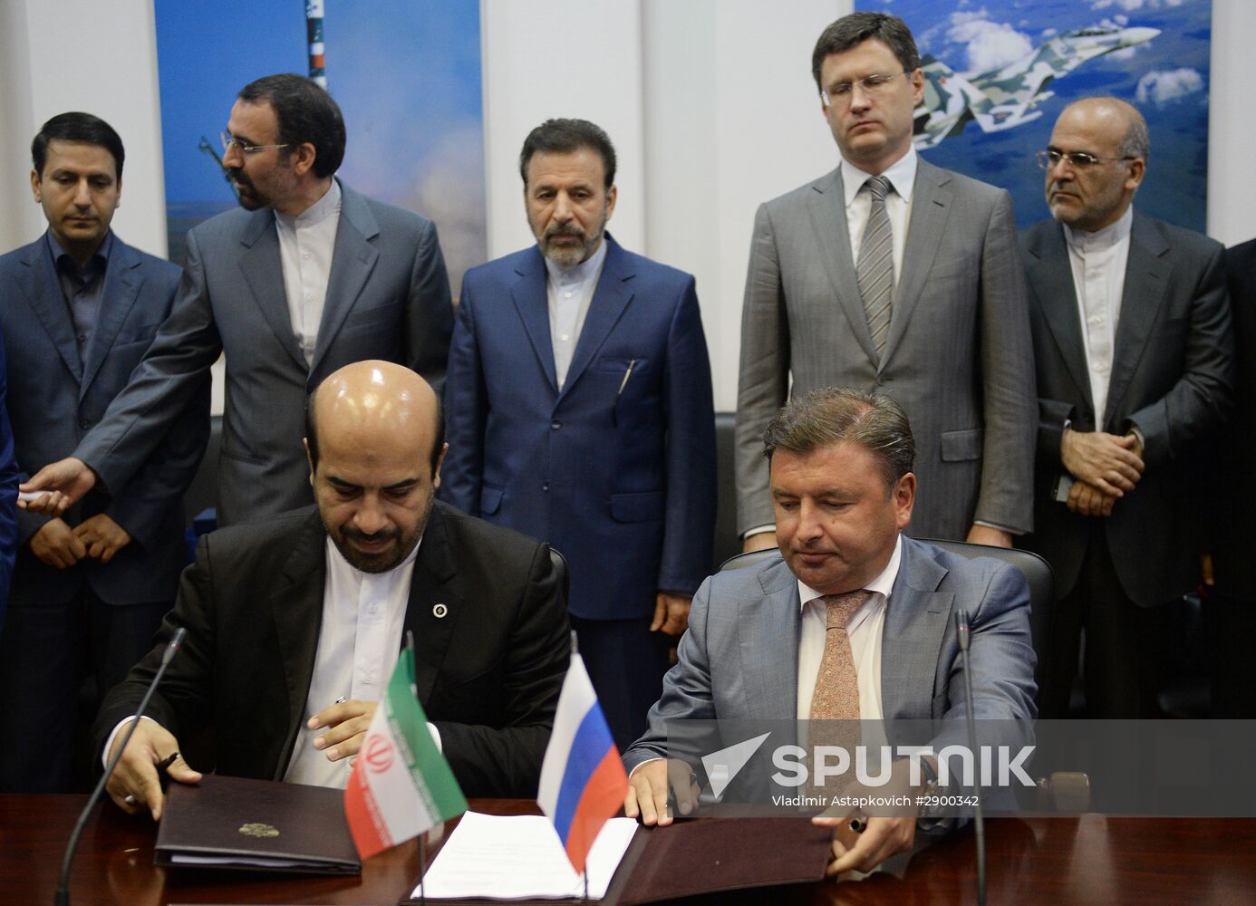 Russian Energy Minister Alexander Novak's meeting with Iranian IT Minister Mahmoud Vaezi