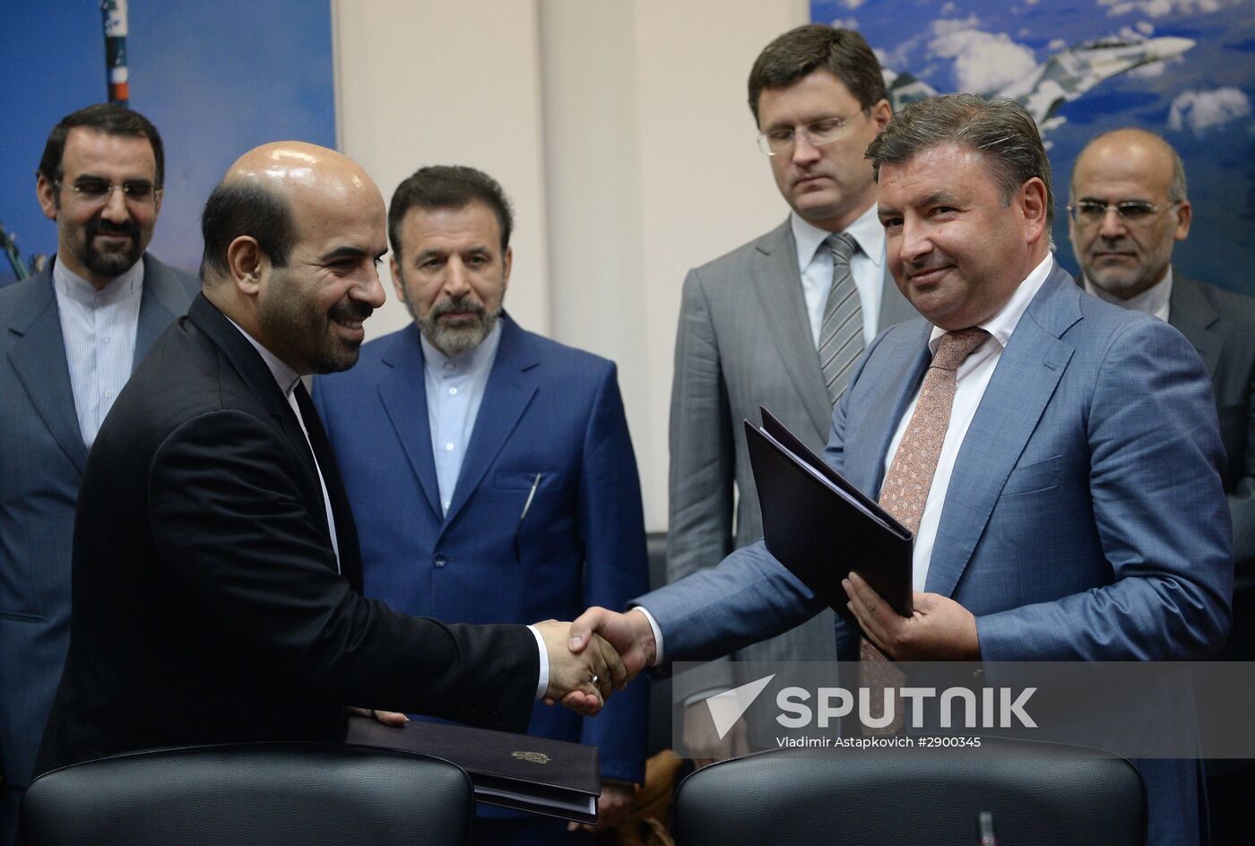 Russian Energy Minister Alexander Novak's meeting with Iranian IT Minister Mahmoud Vaezi