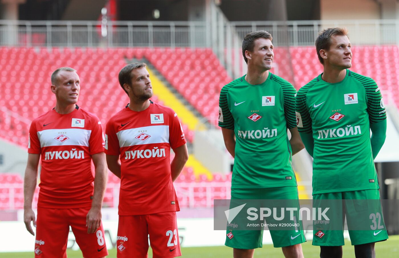 Football. FC Spartak introduces new arrivals