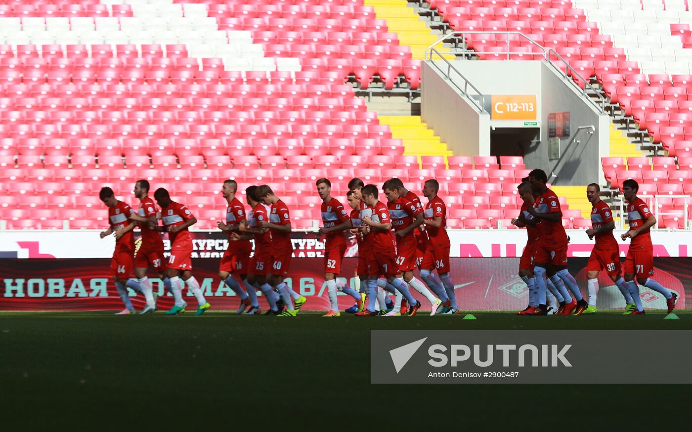 Football. FC Spartak introduces new arrivals