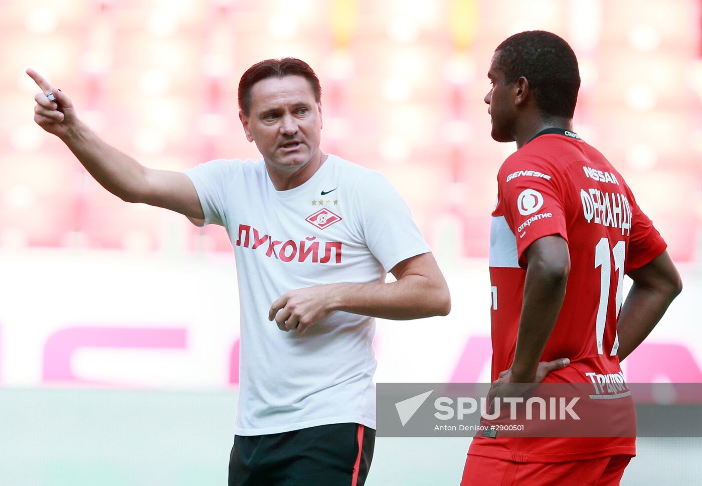 Football. FC Spartak introduces new arrivals
