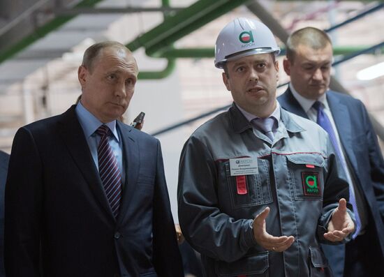 President Putin visits Veliky Novgorod