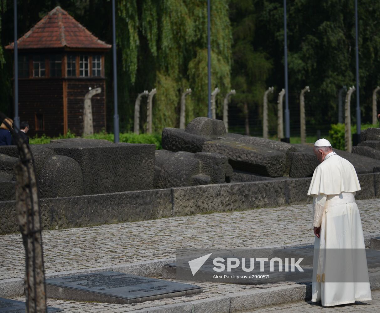 Pope Francis visits Auschwitz-Birkenau