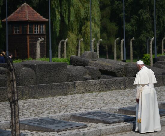 Pope Francis visits Auschwitz-Birkenau