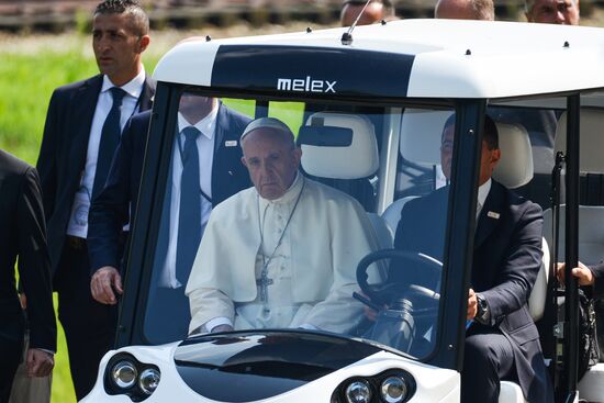 Pope Francis visits Auschwitz-Birkenau